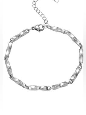 #105 Unisex Twisted Link Bracelet